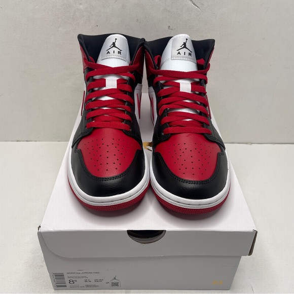 Nike Air Jordan 1 Retro Mid WMNS “Bred Toe” 2022 - Picture 2 of 4